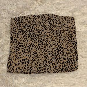 Brandy Melville leopard tube top
